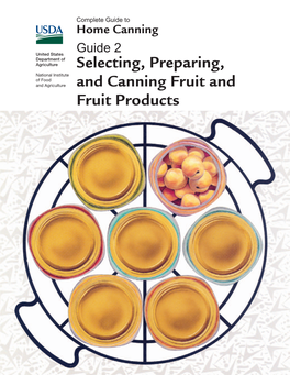 Selecting, Preparing, and Canning Fruit and Fruit Products