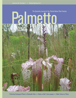 The Quarterly Journal of the Florida Native Plant Society