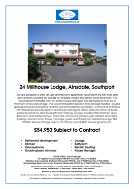24 Millhouse Lodge, Ainsdale, Southport
