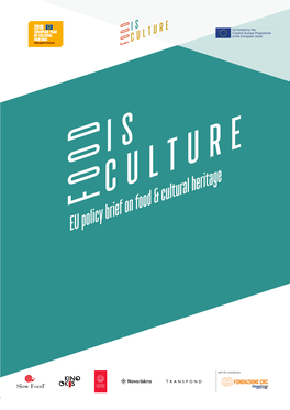 EU Policy Brief on Food & Cultural Heritage