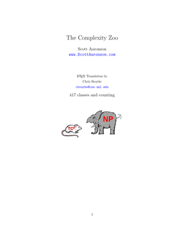 The Complexity Zoo