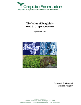 The Value of Fungicides in U.S. Crop Production