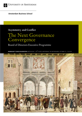 The Next Governance Convergence Board of Directors Executive Programme