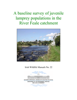 A Baseline Survey of Juvenile Lamprey Populations in the River Feale Catchment