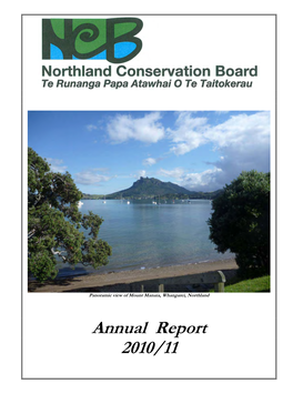 Northland Conservation Board Annual Report 2010/2011
