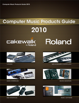 Computer Music Products Guide 2010