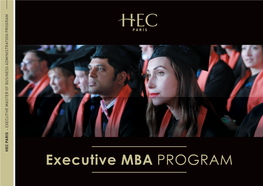 Executive MBA PROGRAM HEC PARIS KEY FACTS & FIGURES