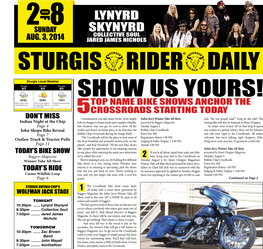 Sturgis Rider Daily Sturgis Local Weather Sunday Monday Tuesday 8/3 8/4 8/5