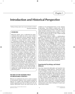 Introduction and Historical Perspective
