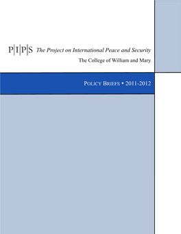 2011-2012 PIPS Policy Brief Book