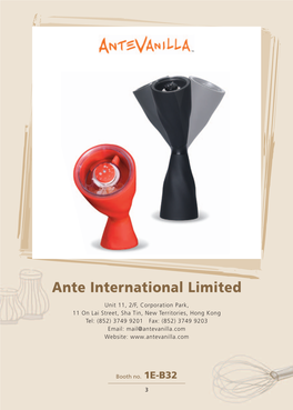 Ante International Limited