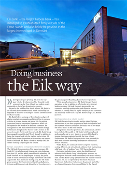 Doing Business the Eik Way