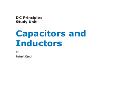 Capacitors and Inductors