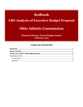 Ohio Athletic Commission