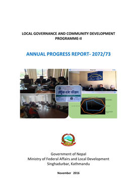 Annual Progress Report- 2072/73