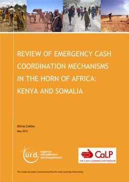 Review of Emergency Cash Coordination Mechanisms in the Horn of Africa: Kenya and Somalia
