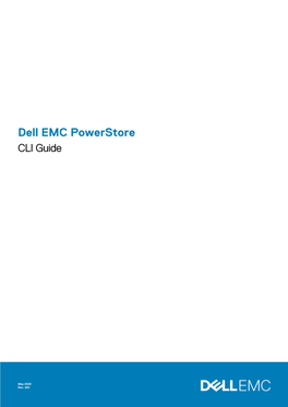 Dell EMC Powerstore CLI Guide