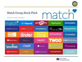 Match Group Stock Pitch