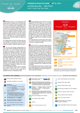 GR® 53 - GR® 5 WISSEMBOURG - BELFORT 0 430 Km - 19 Jours / Tage / Days / Dagen