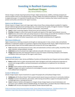 Regional Climate Investments