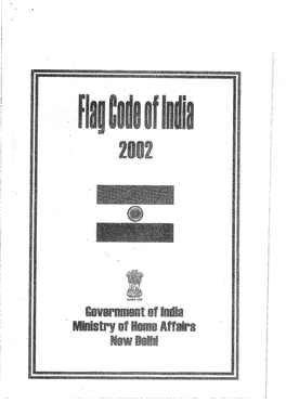 Flag Code of India 2002