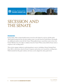 Secession and the Senate