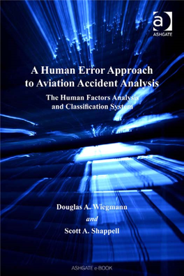 A Human Error Approach to Aviation Accident Analysis