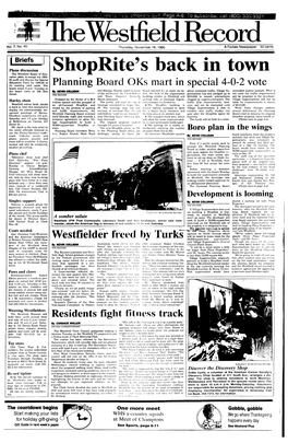 Westfield Board of Edu- Cation Plans to Accept the 1994- 95 Audit and Discuss the Special Education Plans for 199G-99 at Its Meeting Next Week