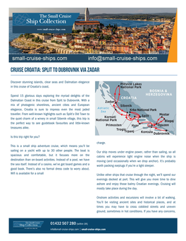 Cruise Croatia: Split to Dubrovnik Via Zadar