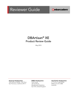 Dbartisan Reviewers Guide