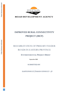 Environmental Project Brief