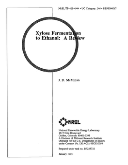 Xylose Fermentation to Ethanol by Schizosaccharomyces Pombe Clones with Xylose Isomerase Gene." Biotechnology Letters (8:4); Pp