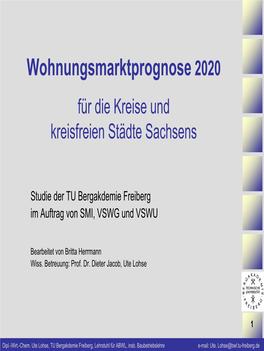 Prognose Der Wohnungsmarktentwicklung In