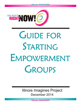Guide for Starting Empowerment Groups
