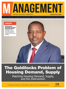 The Goldilocks Problem of Housing Demand, Supply
