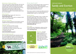 Circular Walk Sandy Leaflet