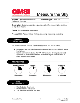 Measure the Sky