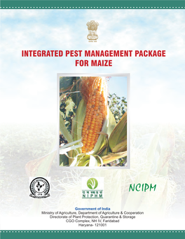 Integrated Pest Management Package for Maize