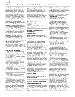 Federal Register/Vol. 69, No. 72/Wednesday, April 14, 2004/Notices