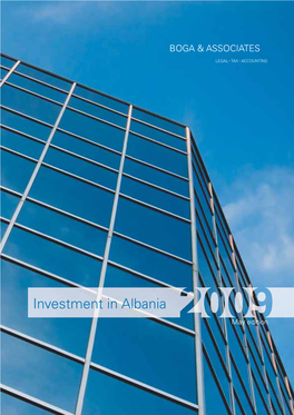 Investment in Albania 2009May Edition 5Th Edition