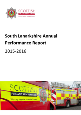 South Lanarkshire Annual Performance Report 2015-2016