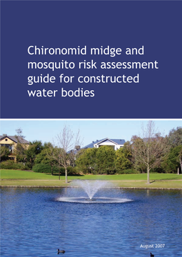 Chironomid Midge and Mosquito Risk Assessment Guide for Constructed Water Bodies
