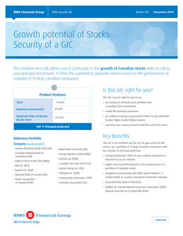 Growth Potential of Stocks: Security of a GIC