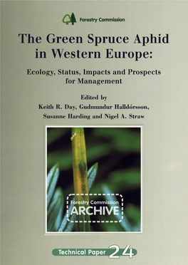 The Green Spruce Aphid in Western Europe