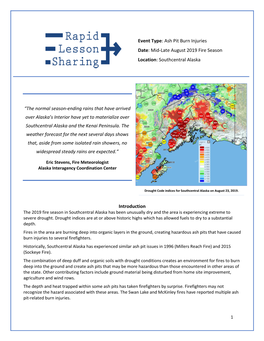 Ash Pit Burn Injuries