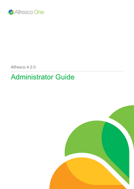 Administrator Guide Contents