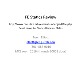 Statics FE Review 032712.Pptx