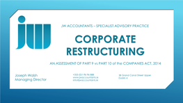 Corporate Restructuring