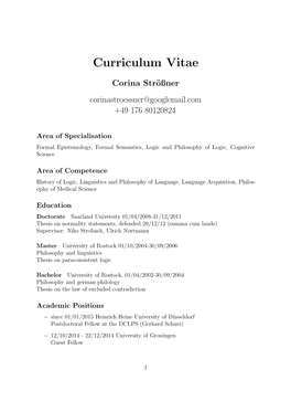 Curriculum Vitae