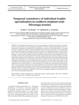 Marine Ecology Progress Series 585:229